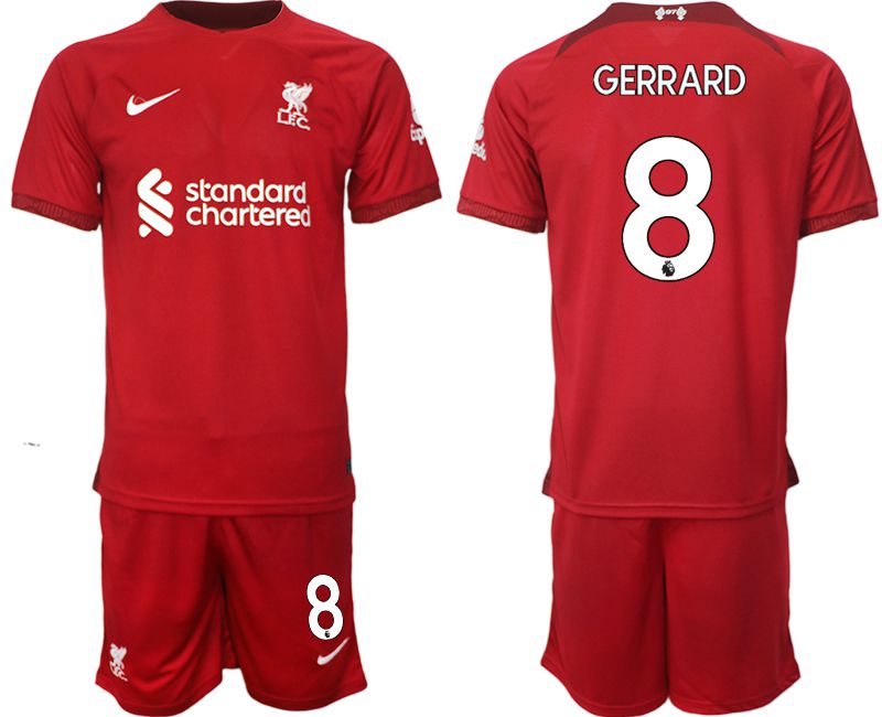 Men 2022-2023 Club Liverpool home red #8 Soccer Jersey